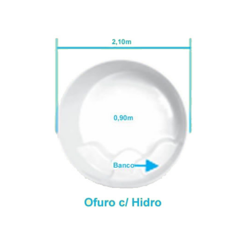 Piscina Especial Ofurô com Hidro