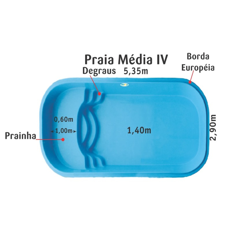 Piscina Praia Média IV