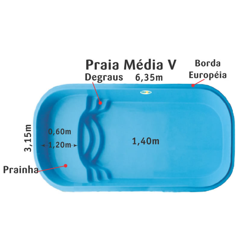 Piscina Praia Média V