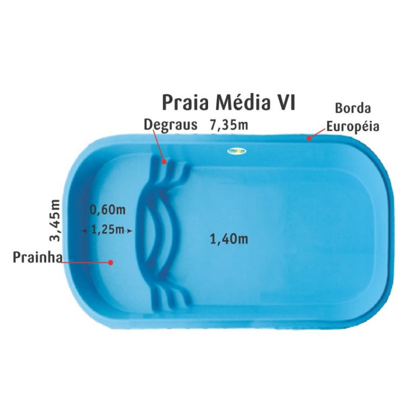 Piscina Praia Média VI